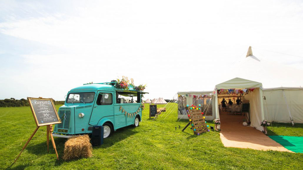 Cornwall wedding venues Pengelly Event Hire